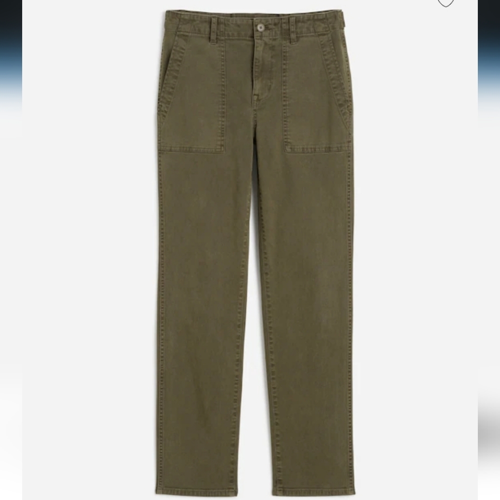 NWT Madewell The Slim Straight Utility Pant in Garment Dyed - Picture 10 of 10
